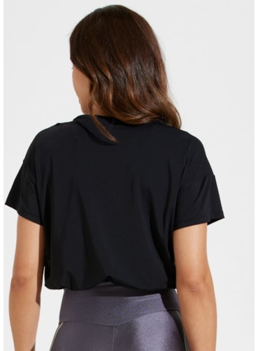 BLUSA T-SHIRT AJUSTÁVEL LA VIE PRETO