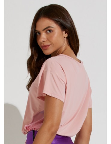 BLUSA T-SHIRT AJUSTÁVEL LA VIE ROSA BEBE