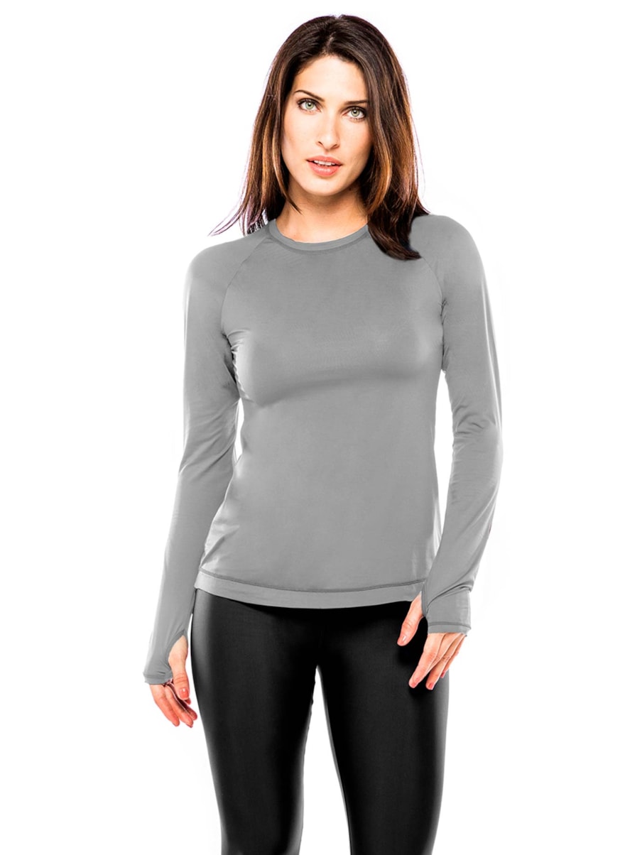 BLUSA UV PROTECTION CINZA BLUSA UV PROTECTION CINZA
