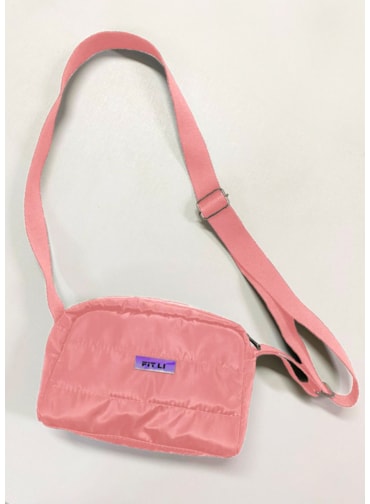 BOLSA ALÇA CROSSBODY ROSA CLARO