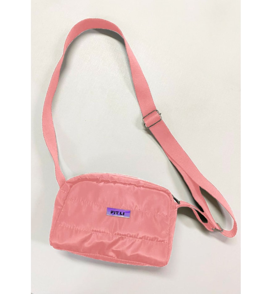 BOLSA ALÇA CROSSBODY ROSA CLARO