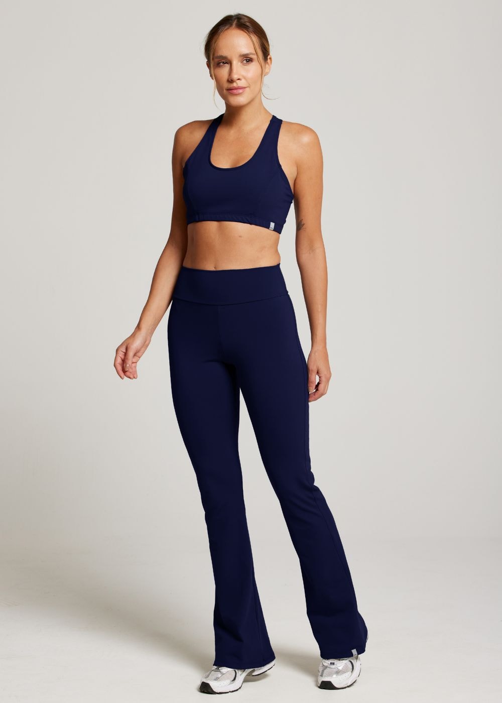 CALÇA BAILARINA LISA NG AZUL MARINHO