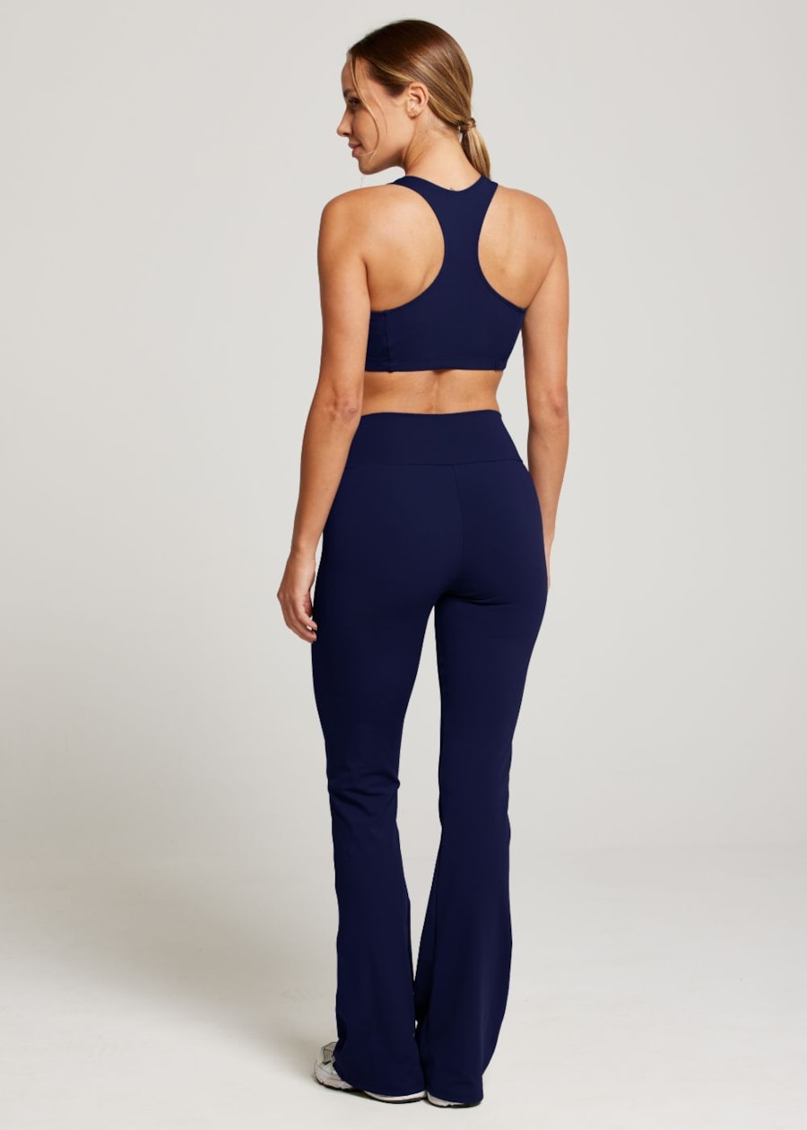 CALÇA BAILARINA LISA NG AZUL MARINHO