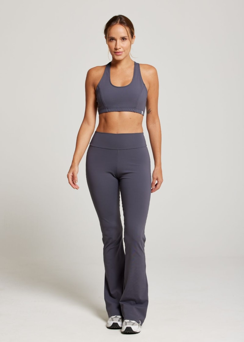 CALÇA BAILARINA LISA NG CINZA