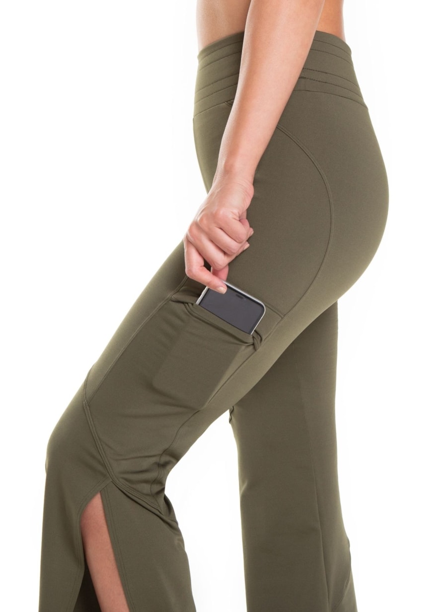 CALÇA COM BOLSO UNE VERDE MILITAR