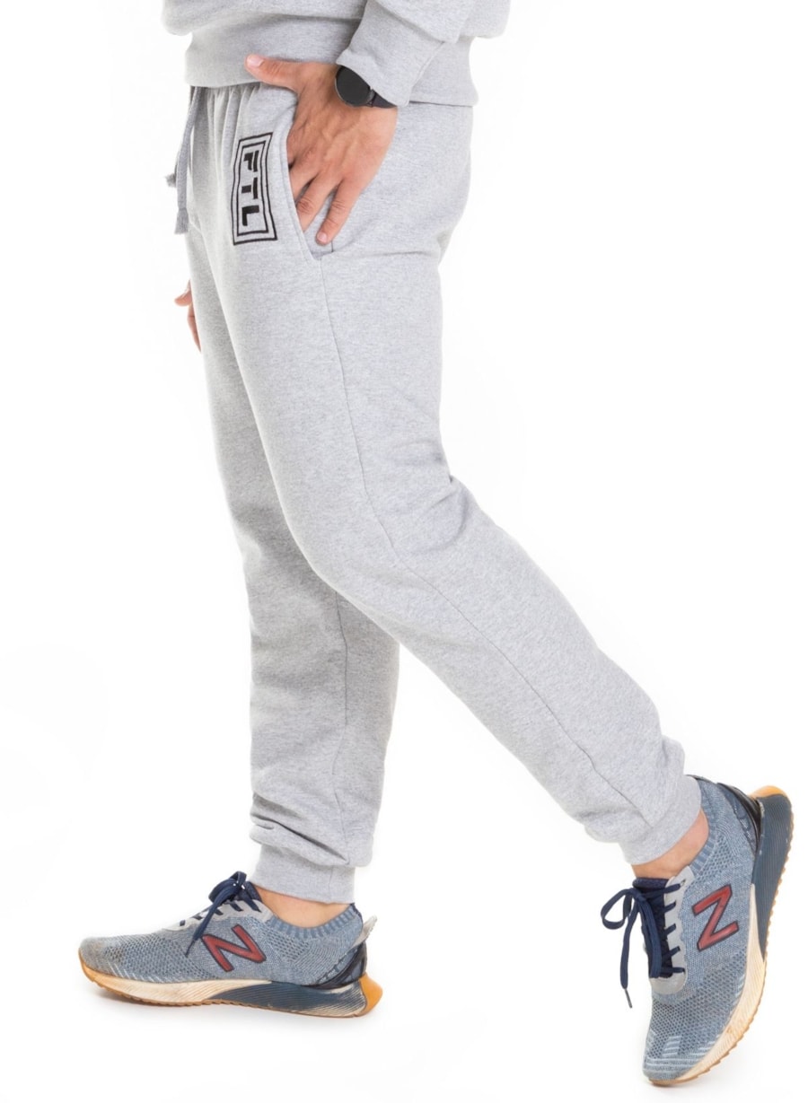 Calça de Moletom Masculina - Mescla