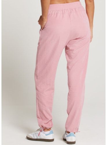 CALÇA ESPORTIVA COM BARRA AJUSTÁVEL MORNING ROSA