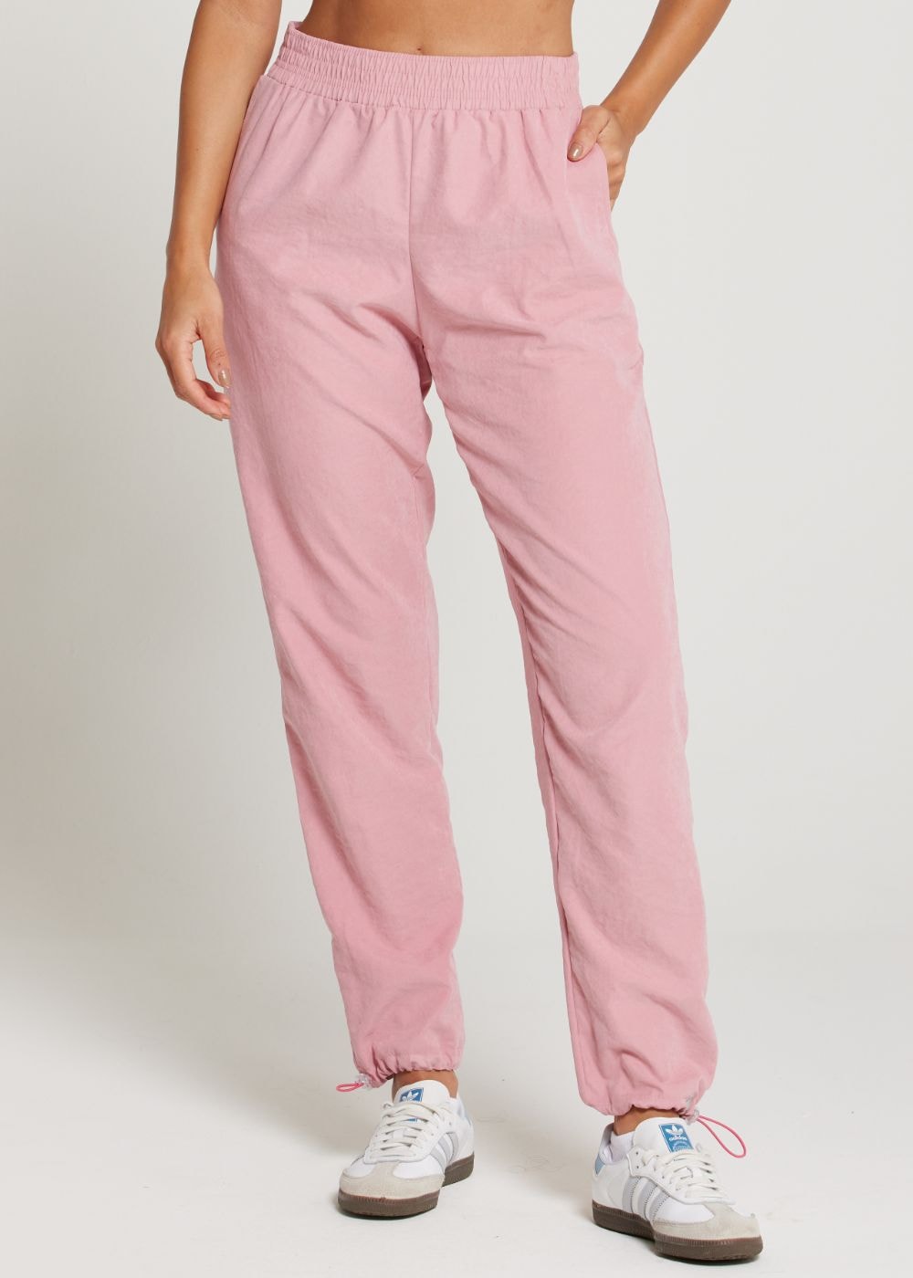 CALÇA ESPORTIVA COM BARRA AJUSTÁVEL MORNING ROSA