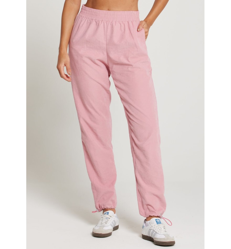 CALÇA ESPORTIVA COM BARRA AJUSTÁVEL MORNING ROSA