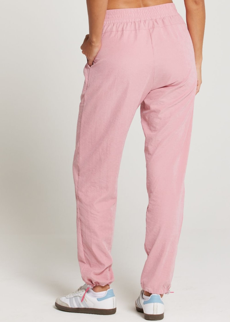 CALÇA ESPORTIVA COM BARRA AJUSTÁVEL MORNING ROSA