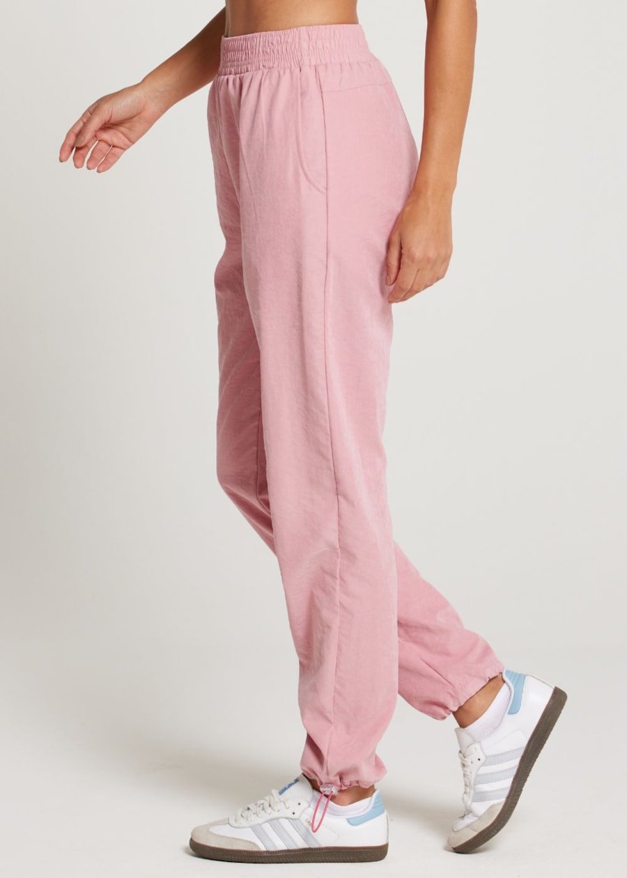 CALÇA ESPORTIVA COM BARRA AJUSTÁVEL MORNING ROSA