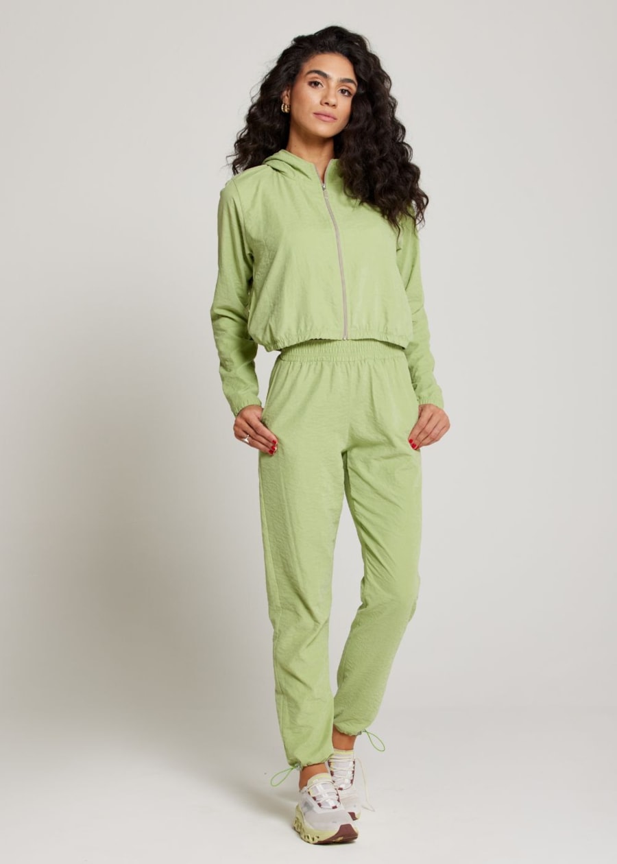 CALÇA ESPORTIVA COM BARRA AJUSTÁVEL MORNING VERDE MATCHA