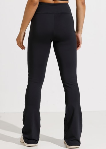 CALÇA ESPORTIVA FLARE BAILARINA  PRETA