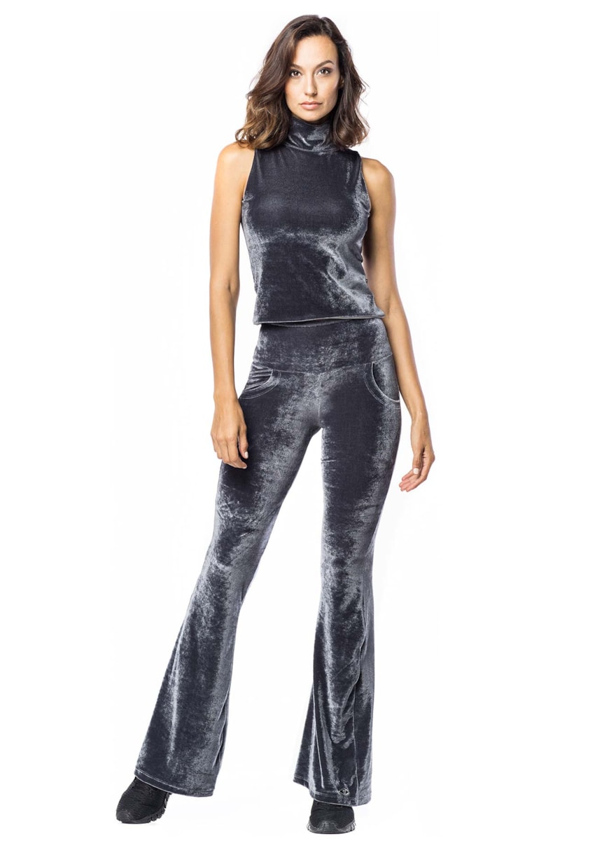 CALÇA FLARE BHAI CINZA CALÇA FLARE BHAI CINZA