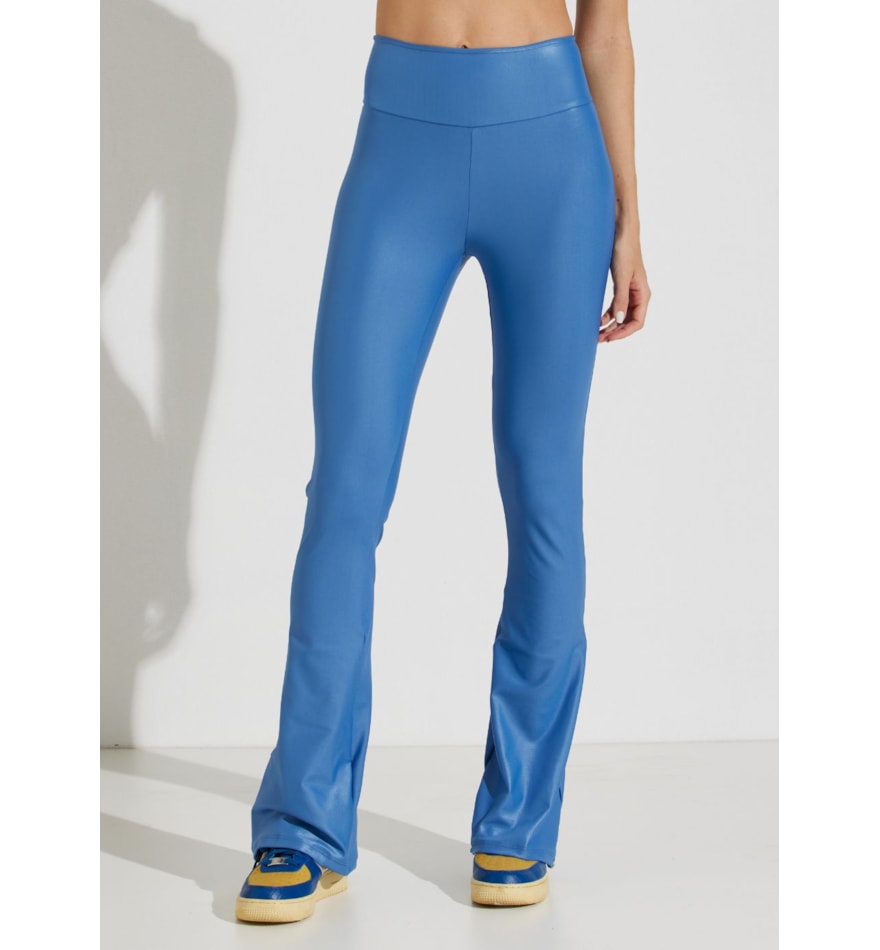 CALÇA FLARE CINTURA ALTA CIRRÊ AZUL CALÇA FLARE CINTURA ALTA CIRRÊ AZUL