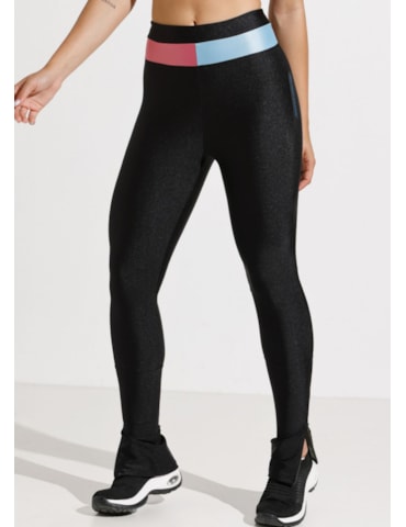 CALÇA HIGHT PRETA COM ZÍPER NA BARRA CALÇA HIGHT PRETA COM ZÍPER NA BARRA