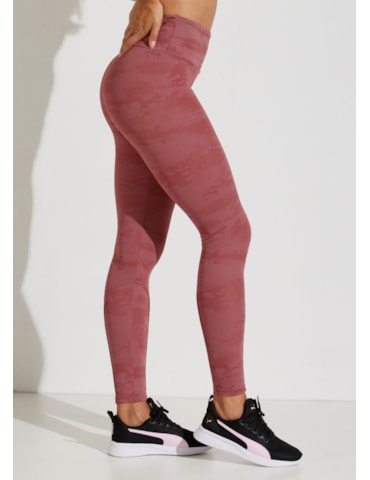 CALÇA JACQUARD LEGGING SOLEIL ROSA TERRACOTA