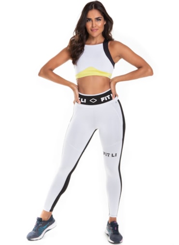 CALÇA LEGGING 7/8 AUTÊNTICA BRANCO