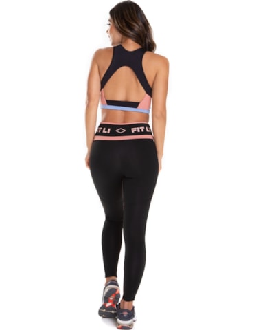 CALÇA LEGGING 7/8 AUTÊNTICA ROSA CLARO CALÇA LEGGING 7/8 AUTÊNTICA ROSA CLARO