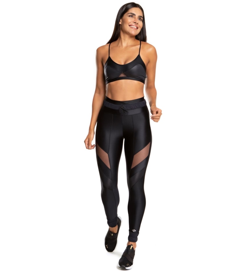 CALÇA LEGGING 7/8 CHLOE VIBRANTE PRETO CALÇA LEGGING 7/8 CHLOE VIBRANTE PRETO