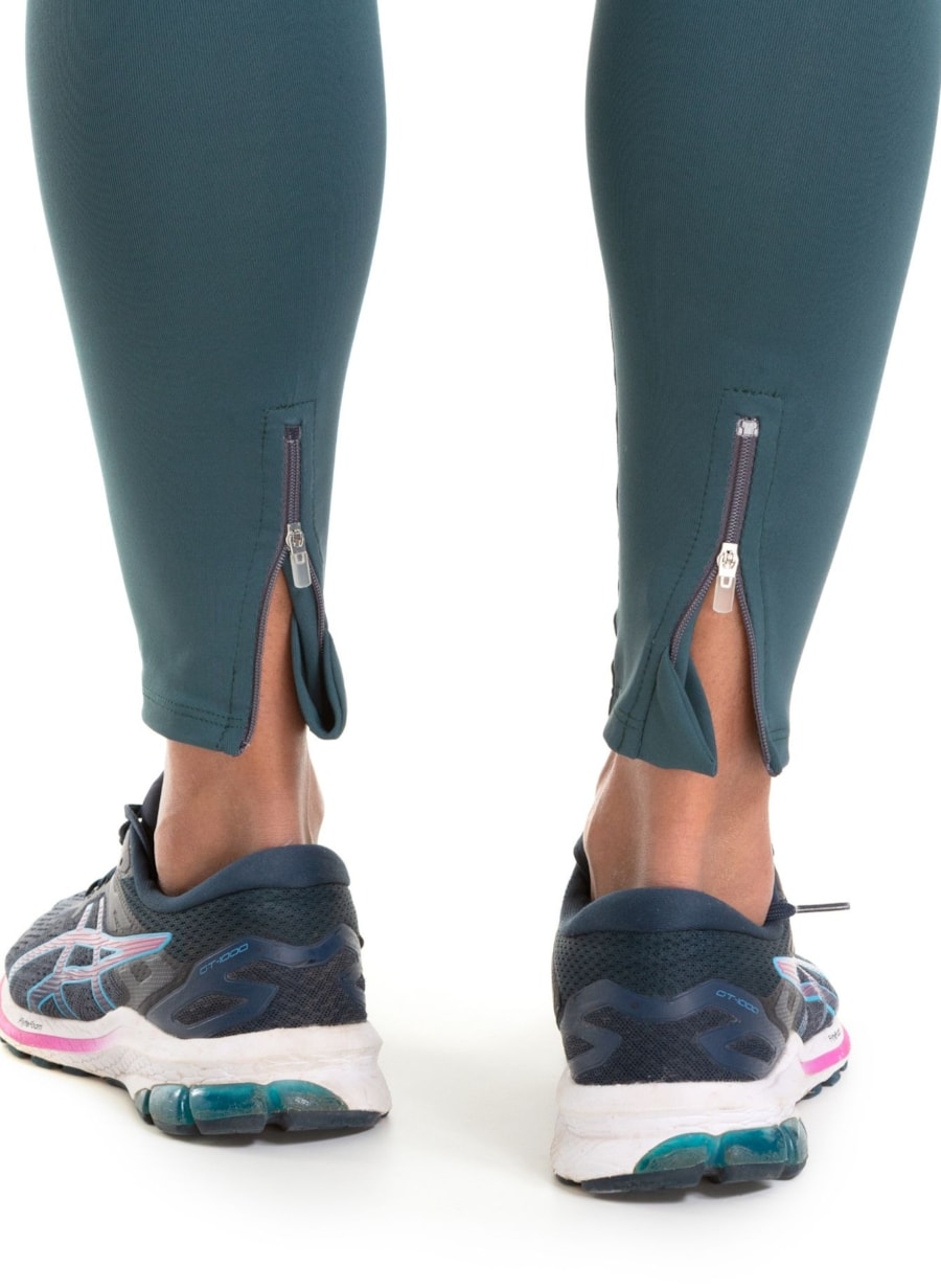 CALÇA LEGGING 7/8 COM BOLSO AGITA VERDE ESCURO