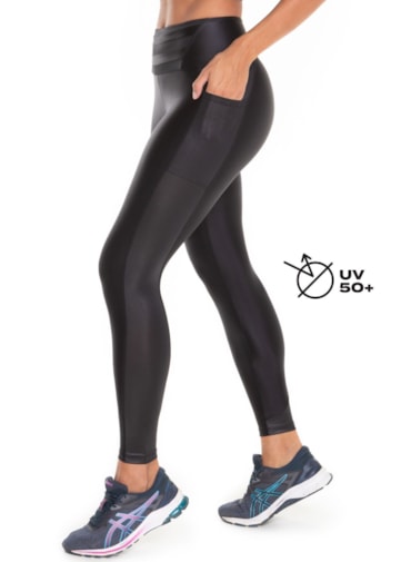 CALÇA LEGGING 7/8 COM BOLSO RESPECT PRETO