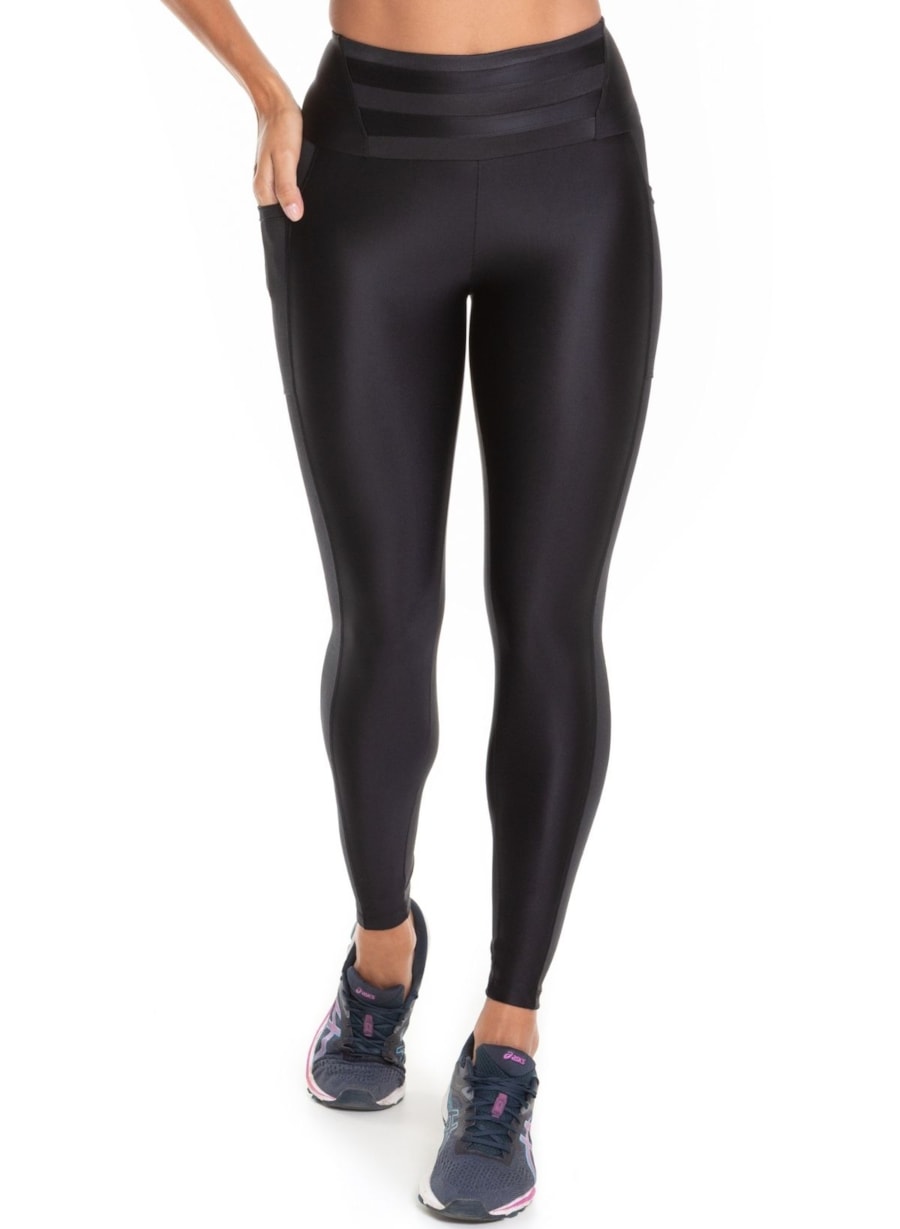 CALÇA LEGGING 7/8 COM BOLSO RESPECT PRETO