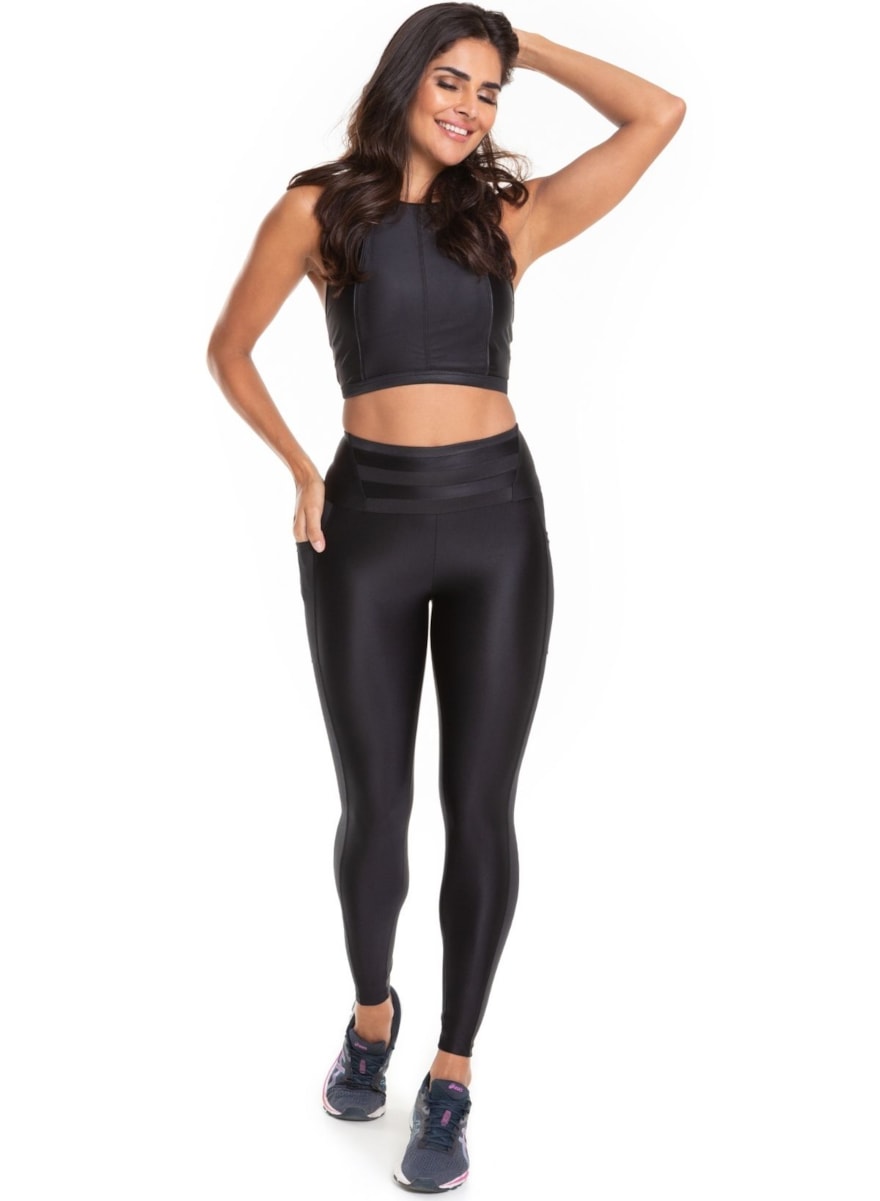 CALÇA LEGGING 7/8 COM BOLSO RESPECT PRETO CALÇA LEGGING 7/8 COM BOLSO RESPECT PRETO