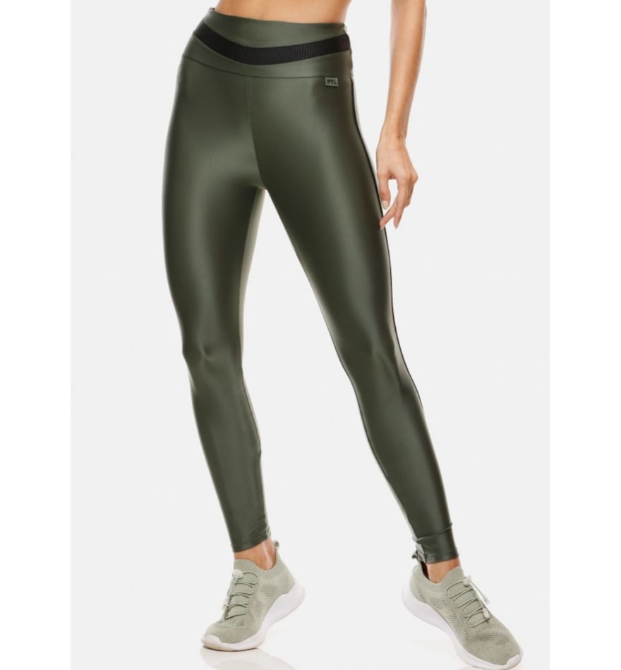 CALÇA LEGGING 7/8 CURVES VERDE MILITAR