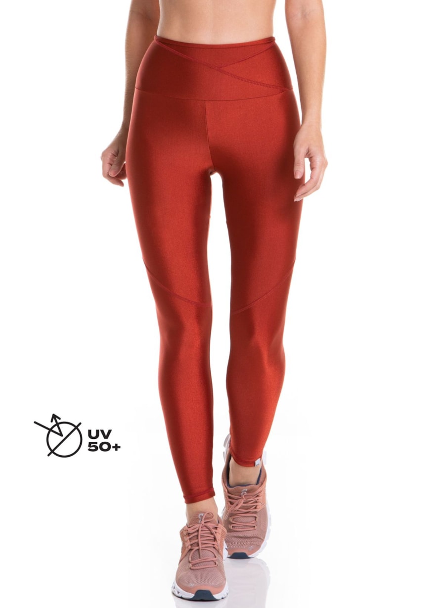 CALÇA LEGGING 7/8 DANCE VERMELHO TELHA