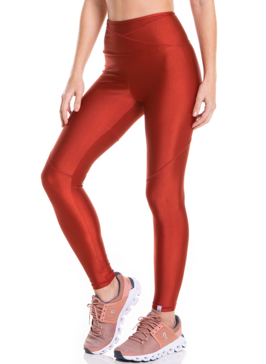 CALÇA LEGGING 7/8 DANCE VERMELHO TELHA