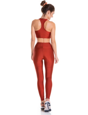 CALÇA LEGGING 7/8 DANCE VERMELHO TELHA CALÇA LEGGING 7/8 DANCE VERMELHO TELHA