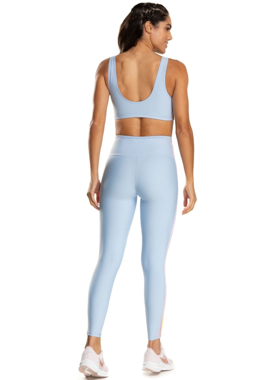 CALÇA LEGGING 7/8 NOSTALGIA AZUL BEBE