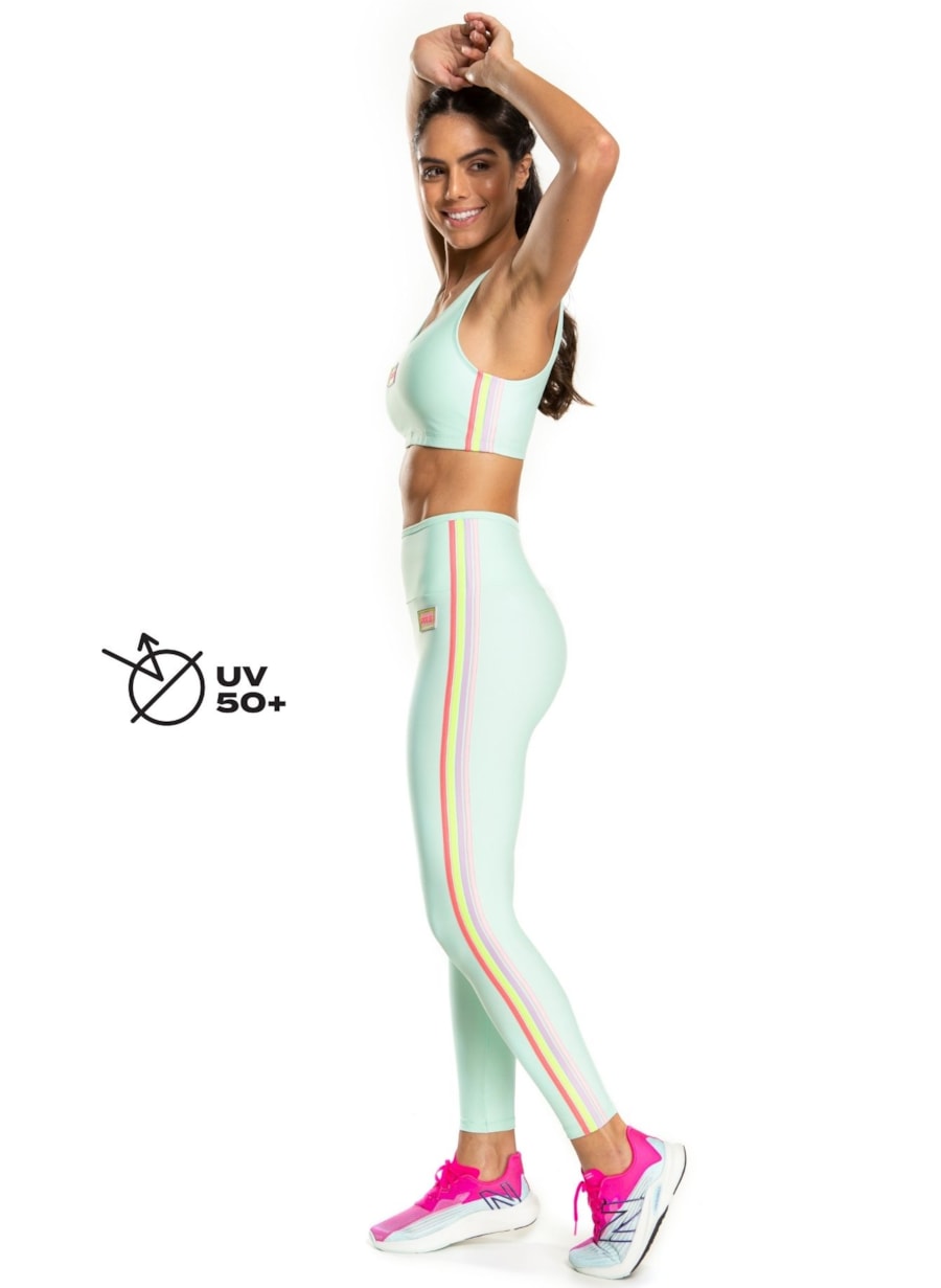 CALÇA LEGGING 7/8 NOSTALGIA VERDE ÁGUA