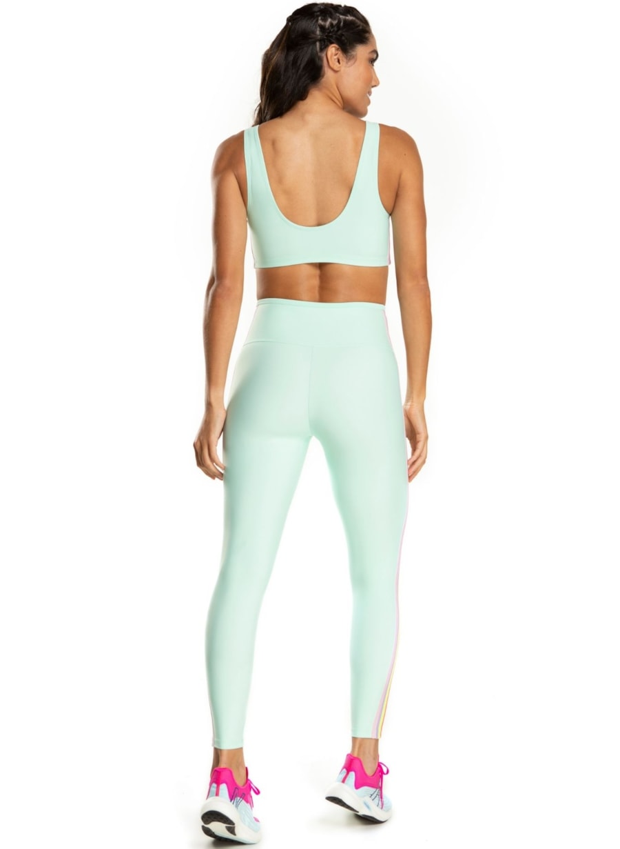 CALÇA LEGGING 7/8 NOSTALGIA VERDE ÁGUA