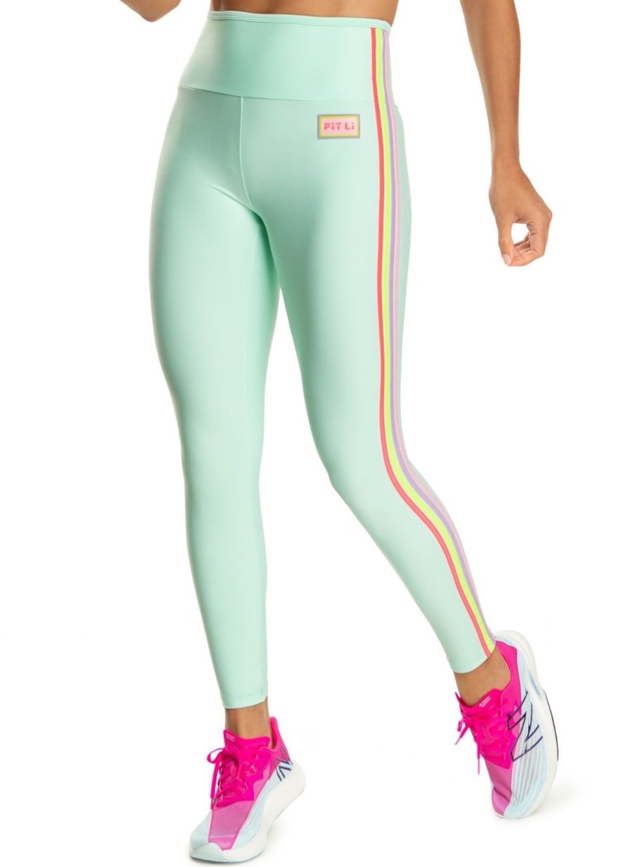 CALÇA LEGGING 7/8 NOSTALGIA VERDE ÁGUA