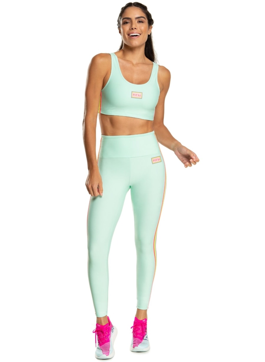 CALÇA LEGGING 7/8 NOSTALGIA VERDE ÁGUA