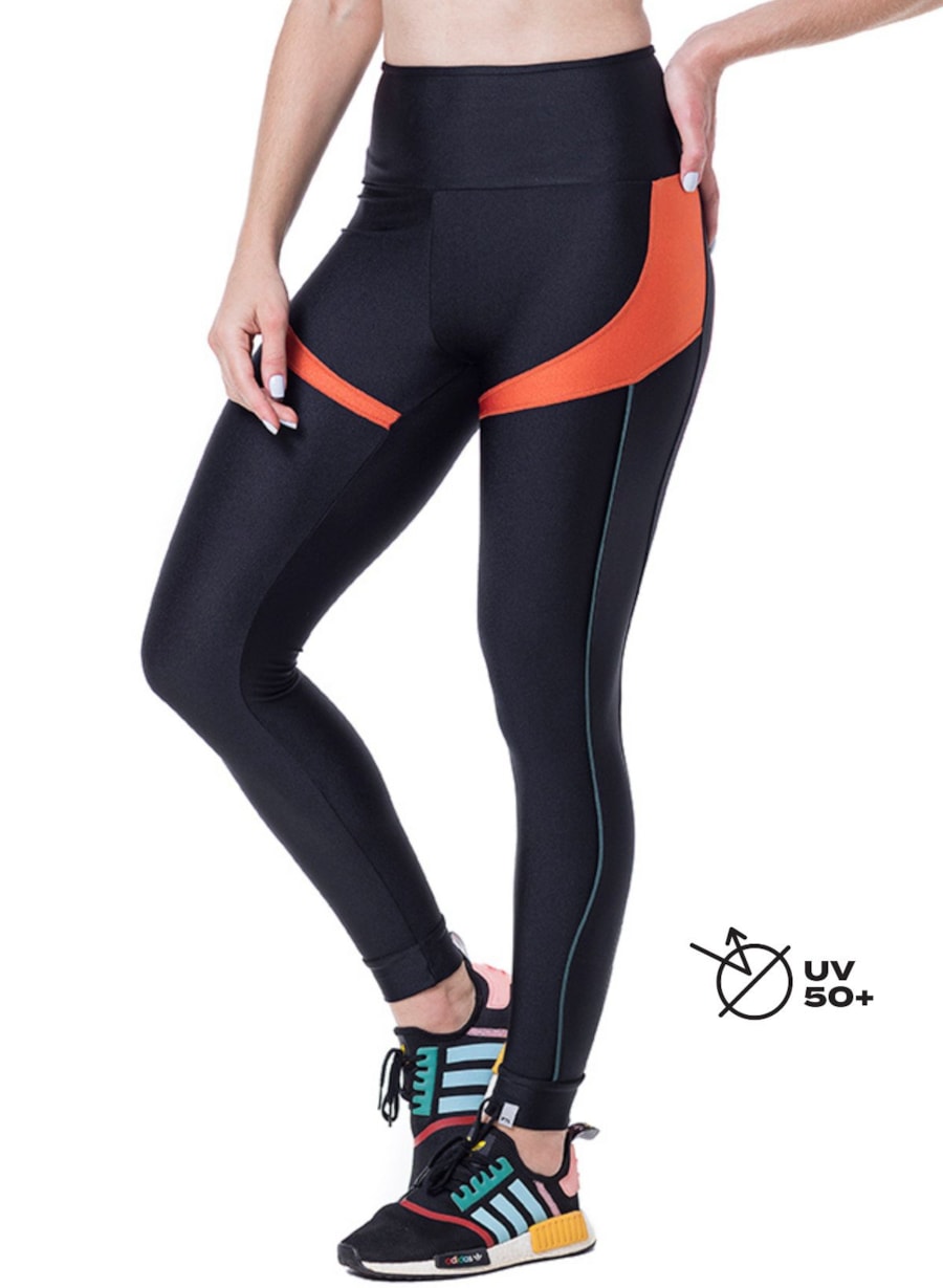 CALÇA LEGGING 7/8 POOL PRETA