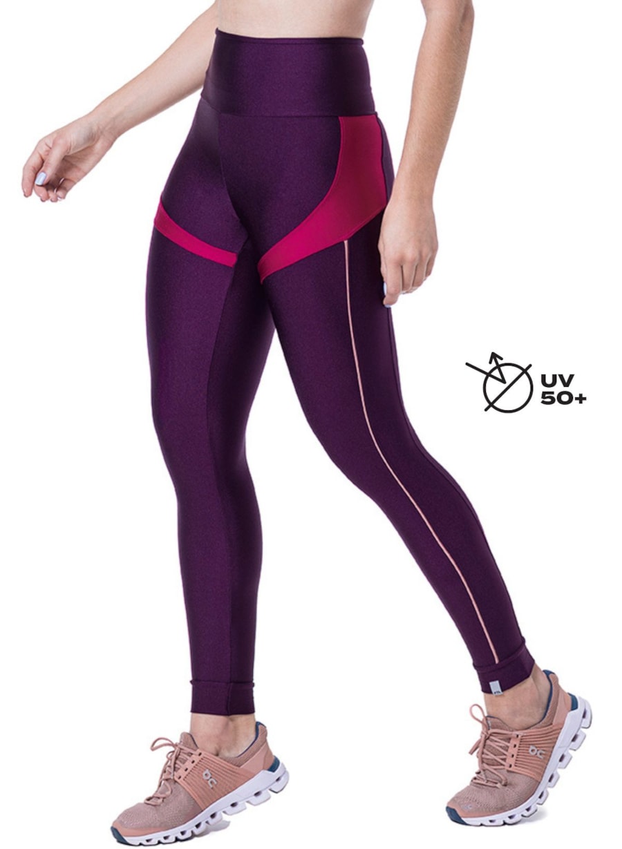 CALÇA LEGGING 7/8 POOL ROXA