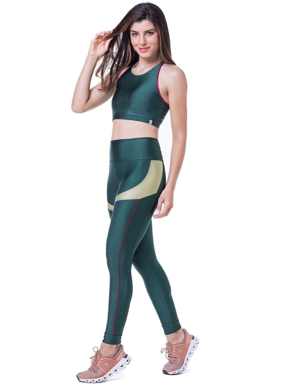 CALÇA LEGGING 7/8 POOL VERDE ESCURA