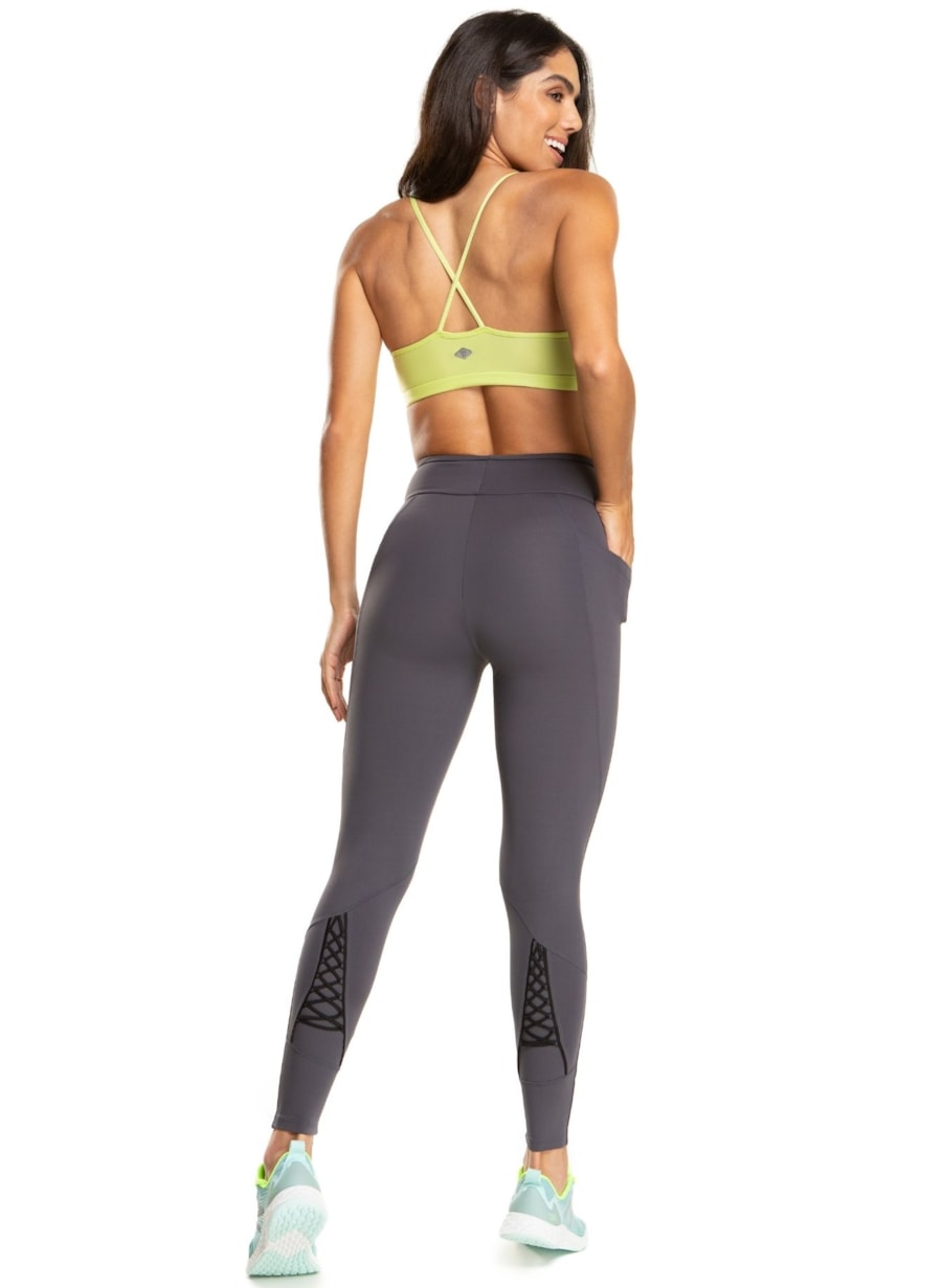 CALÇA LEGGING 7/8 POP CINZA ESCURO