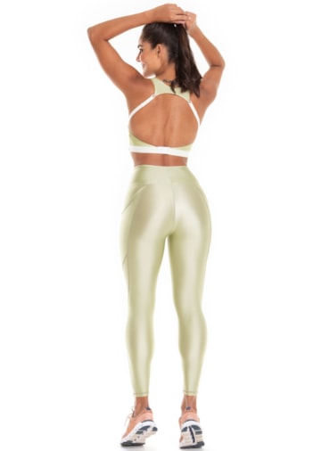 CALÇA LEGGING 7/8 PRATIK SOU VERDE OLIVA