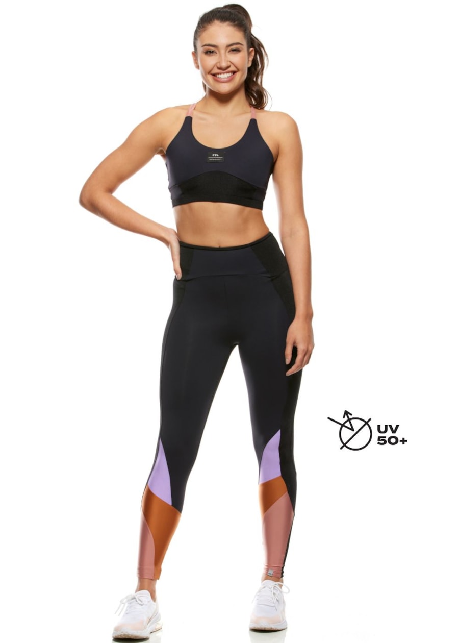 CALÇA LEGGING 7/8 PRISMA PRETO