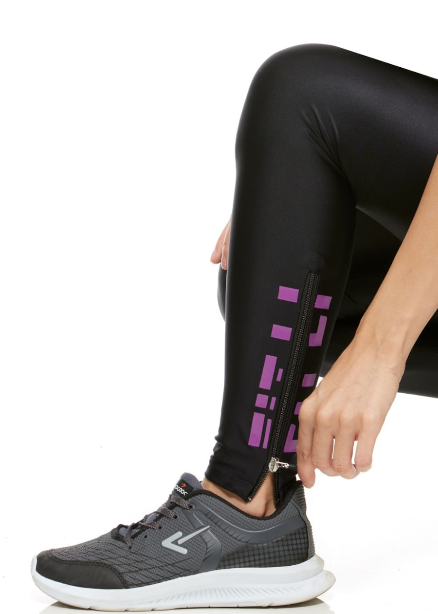 CALÇA LEGGING 7/8 SAMPA PRETA