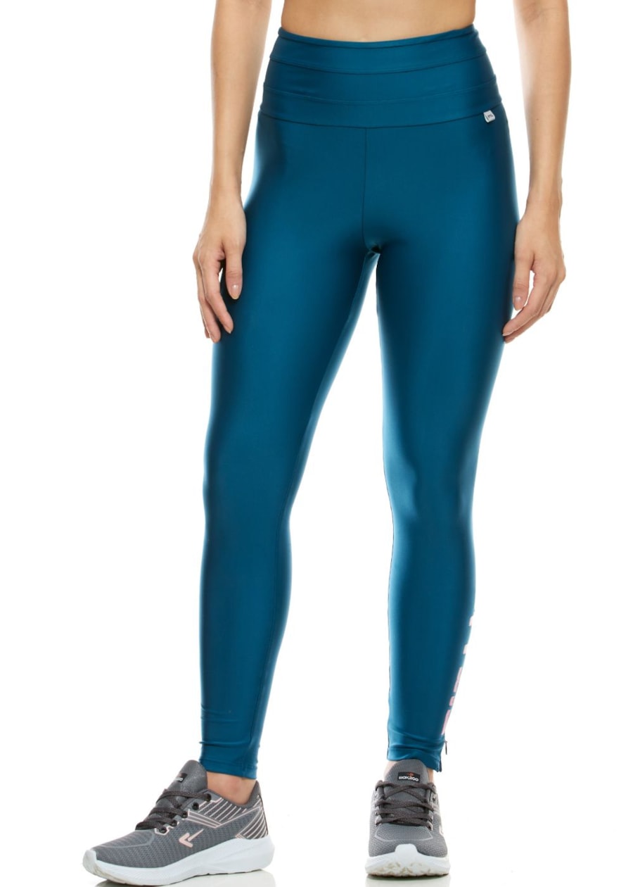 CALÇA LEGGING 7/8 SAMPA VERDE PETRÓLEO