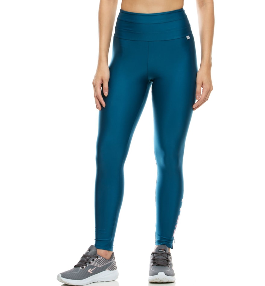 CALÇA LEGGING 7/8 SAMPA VERDE PETRÓLEO