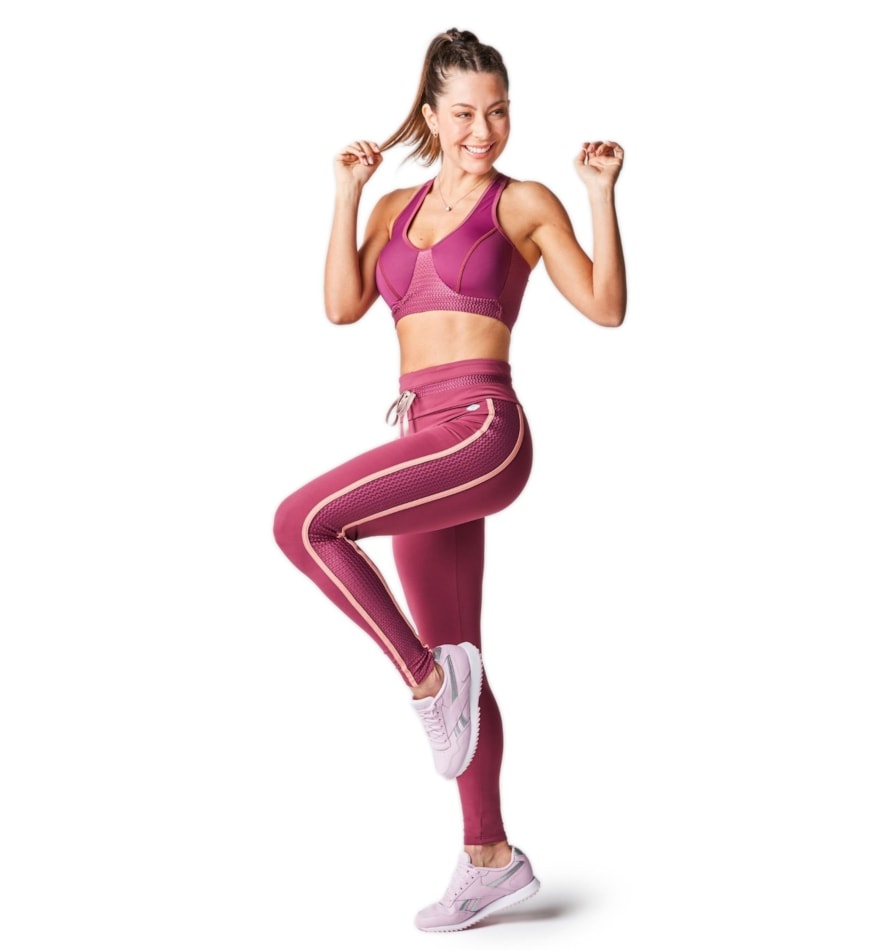 CALÇA LEGGING 7/8 SERENA ROSA VIOLETA CALÇA LEGGING 7/8 SERENA ROSA VIOLETA