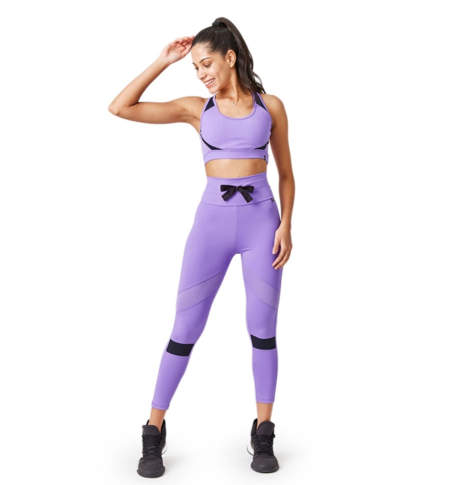 CALÇA LEGGING 7/8 SOLAR LILAS CALÇA LEGGING 7/8 SOLAR LILAS