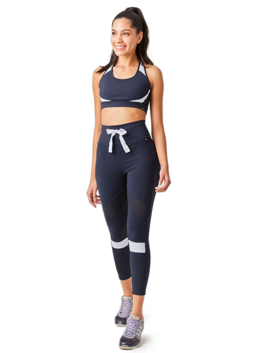 CALÇA LEGGING 7/8 SOLAR PRETO