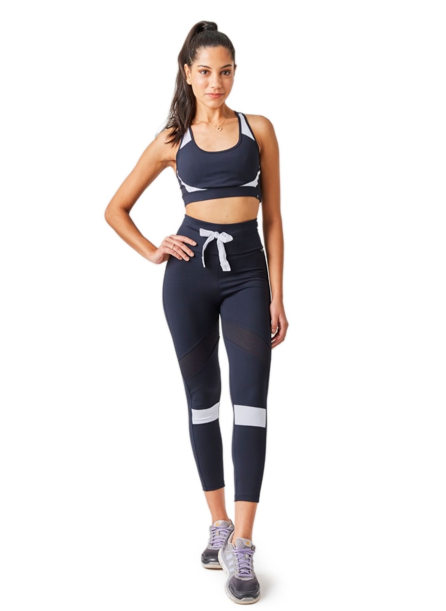 CALÇA LEGGING 7/8 SOLAR PRETO